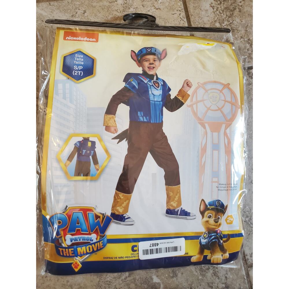 Nickelodeon Paw Patrol Chase Halloween Costume, 2T